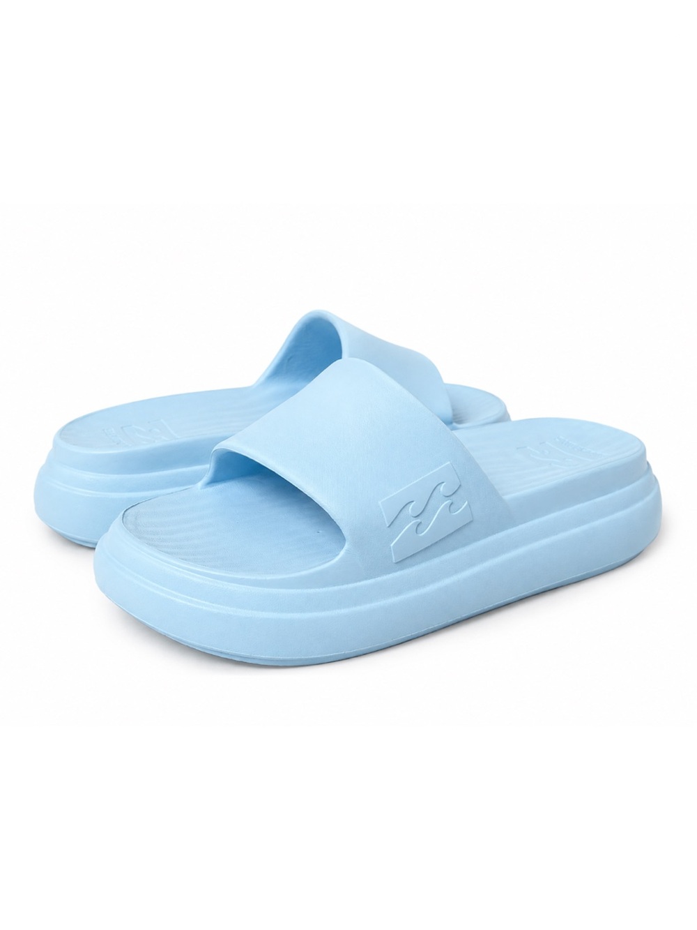 Billabong | Cloud Cushion Platform Slides Sky Blue | Women’s Size: 8